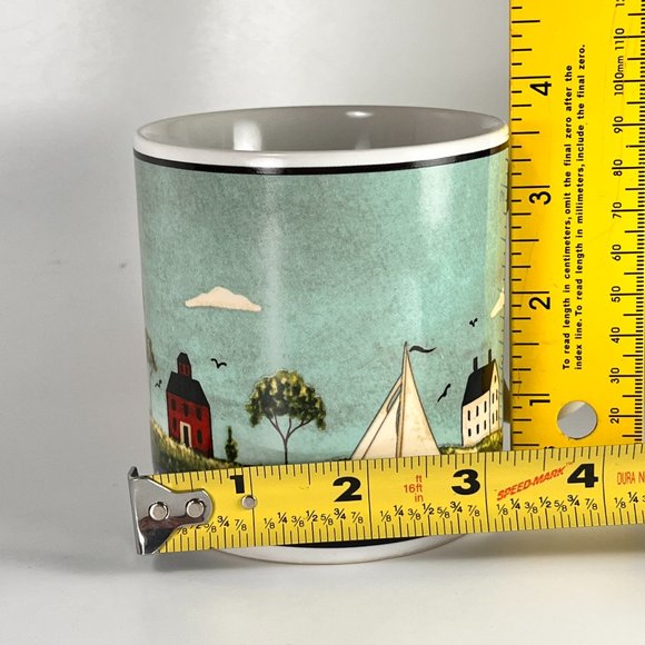 Vtg Coastal Breeze Lighthouse Coffee Tea Mug Cup 1998 Warren Kimble - Picture 12 of 13